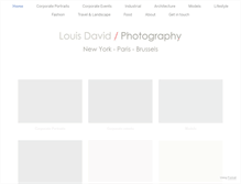 Tablet Screenshot of louisdavidphotography.com